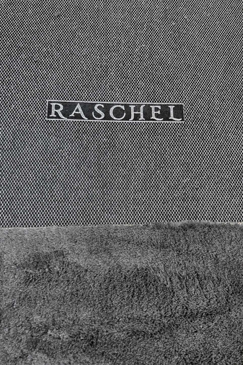 Raschel Antracit - Løse Tæpper
