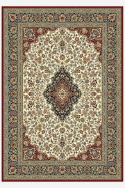 Isabella 45 Creme/Rød - Løse Tæpper