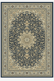 Isabella 34 Blå - Løse Tæpper